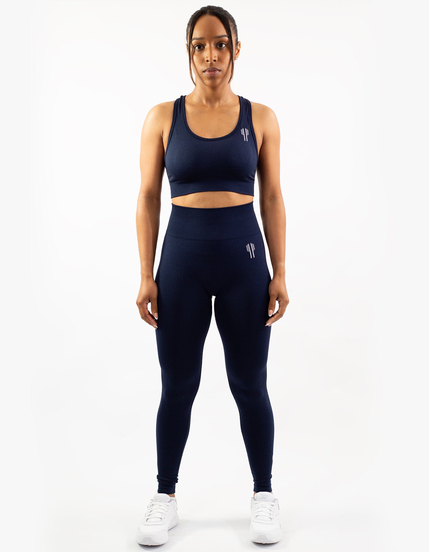 Racerback Sport Bras - Navy Blue