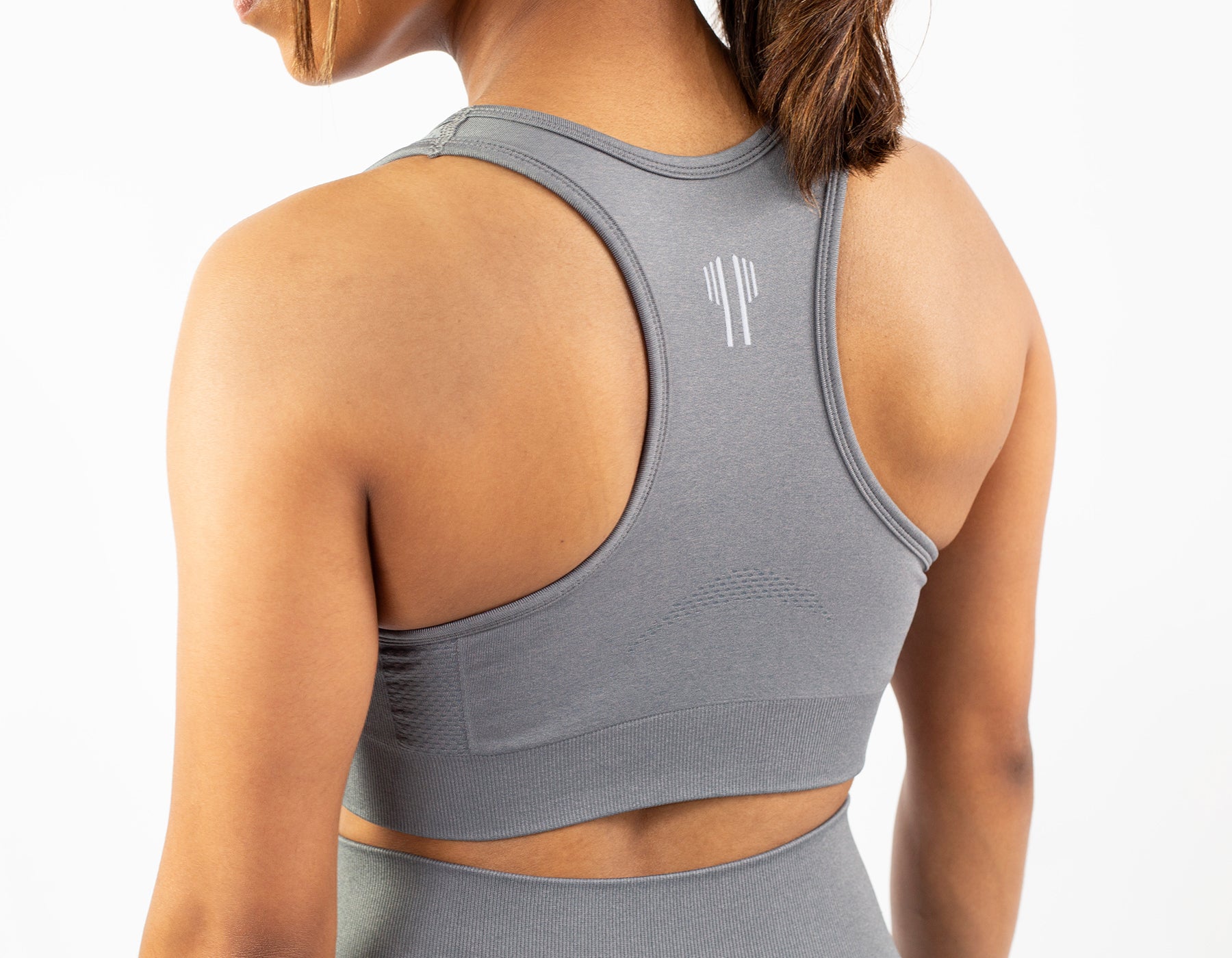 Racerback Sport Bras - Gray