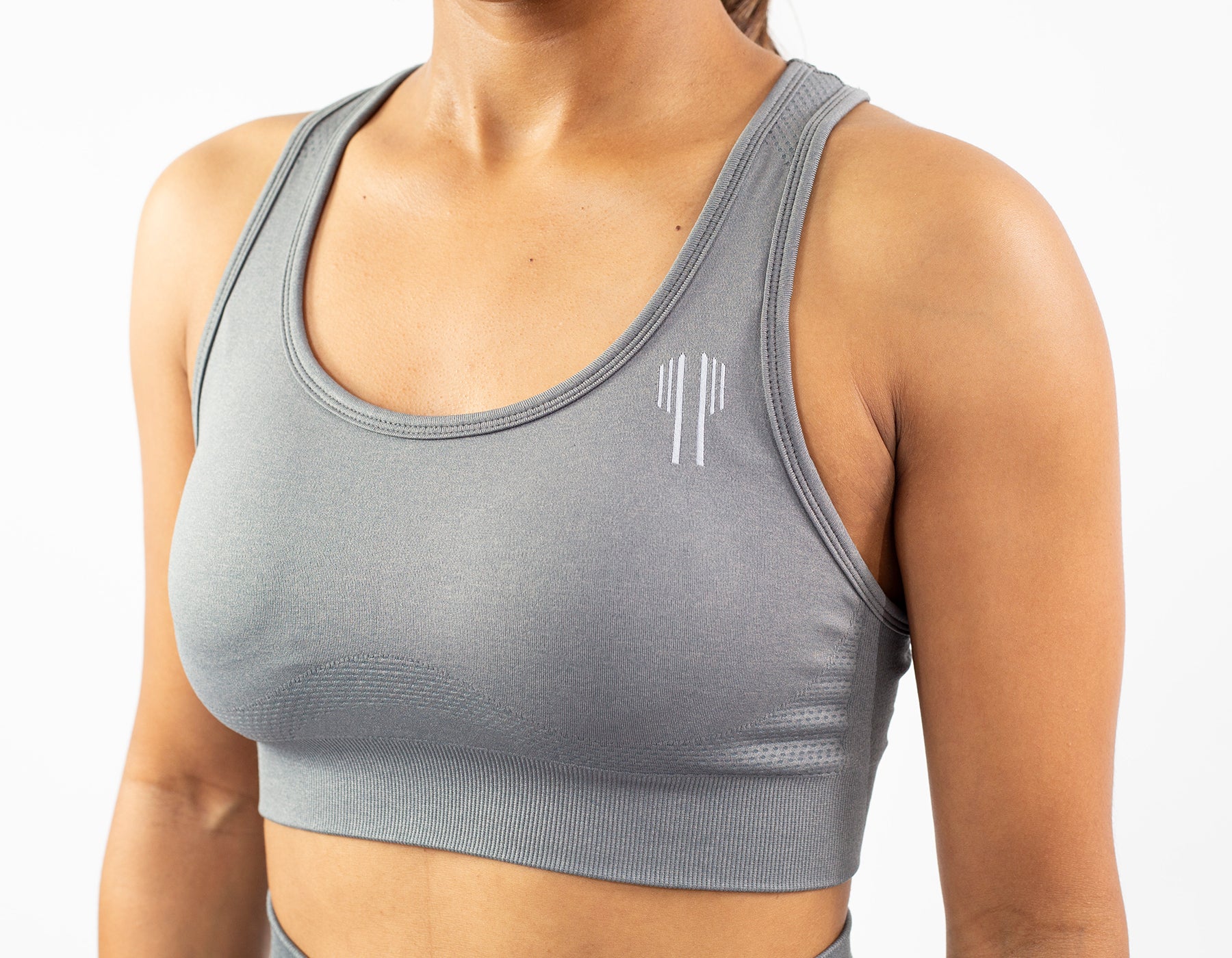 Racerback Sport Bras - Gray