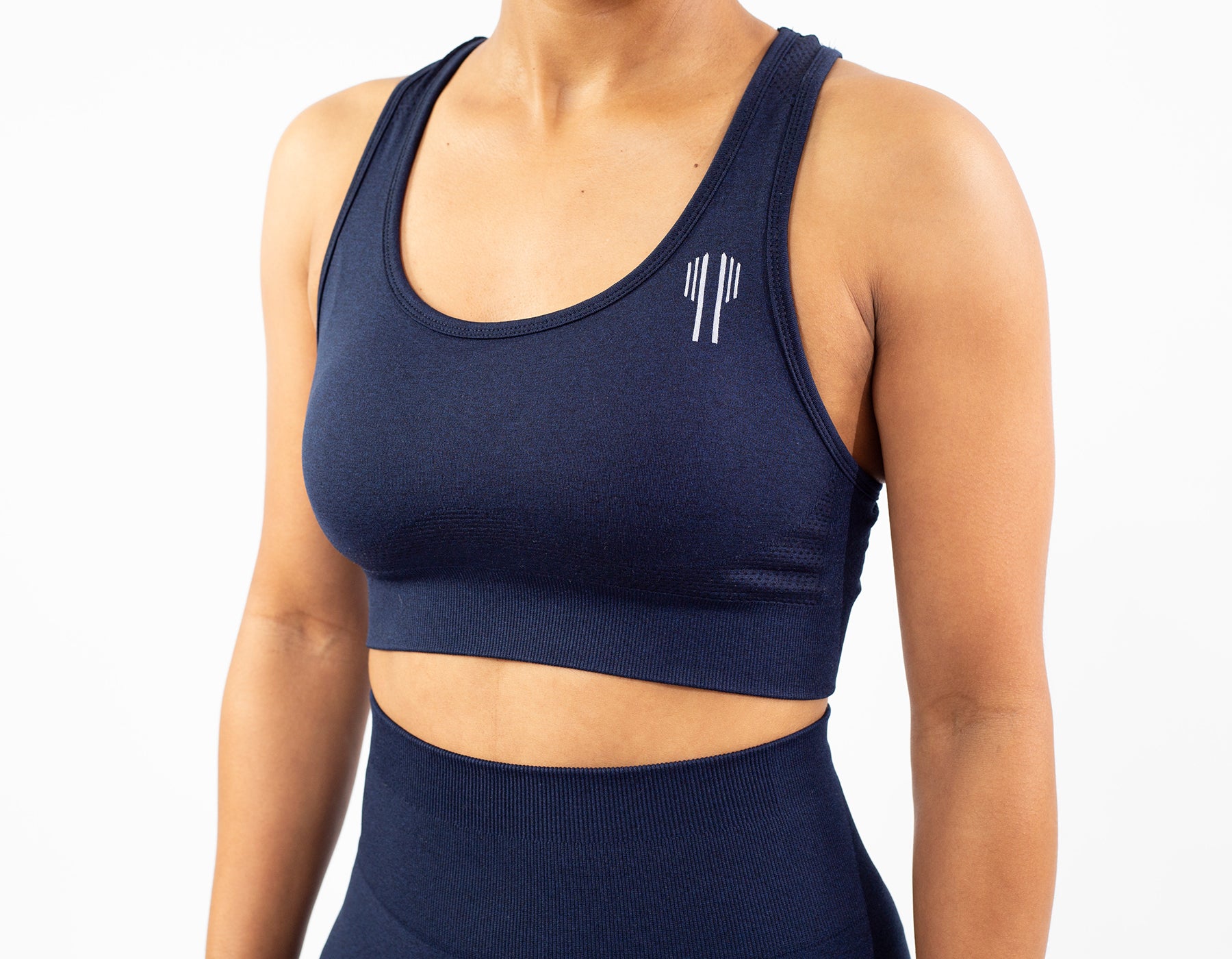 Racerback Sport Bras - Navy Blue