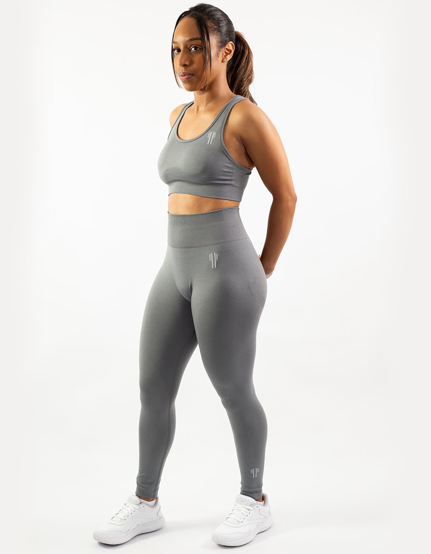 Racerback Sport Bras - Gray
