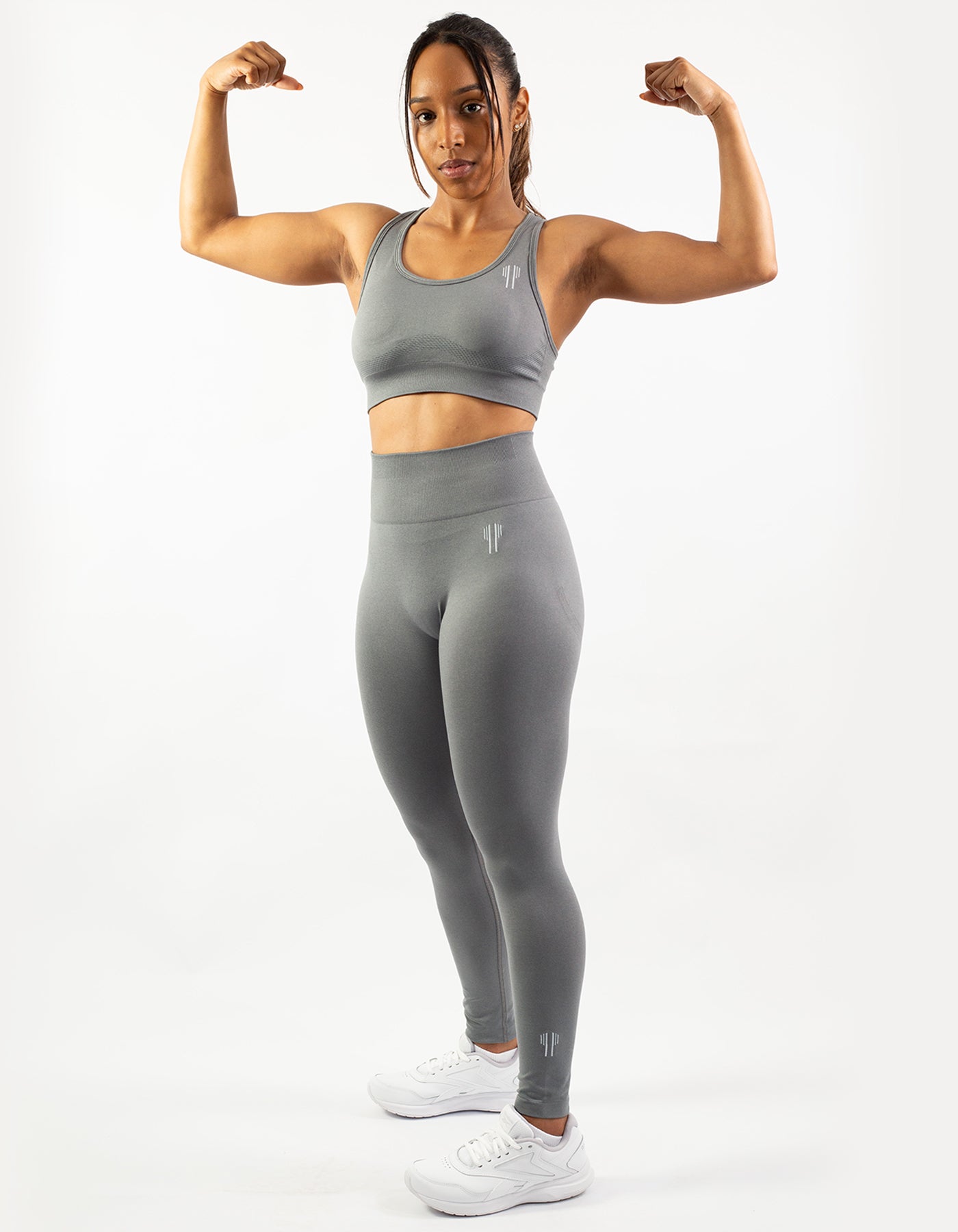 Racerback Sport Bras - Gray