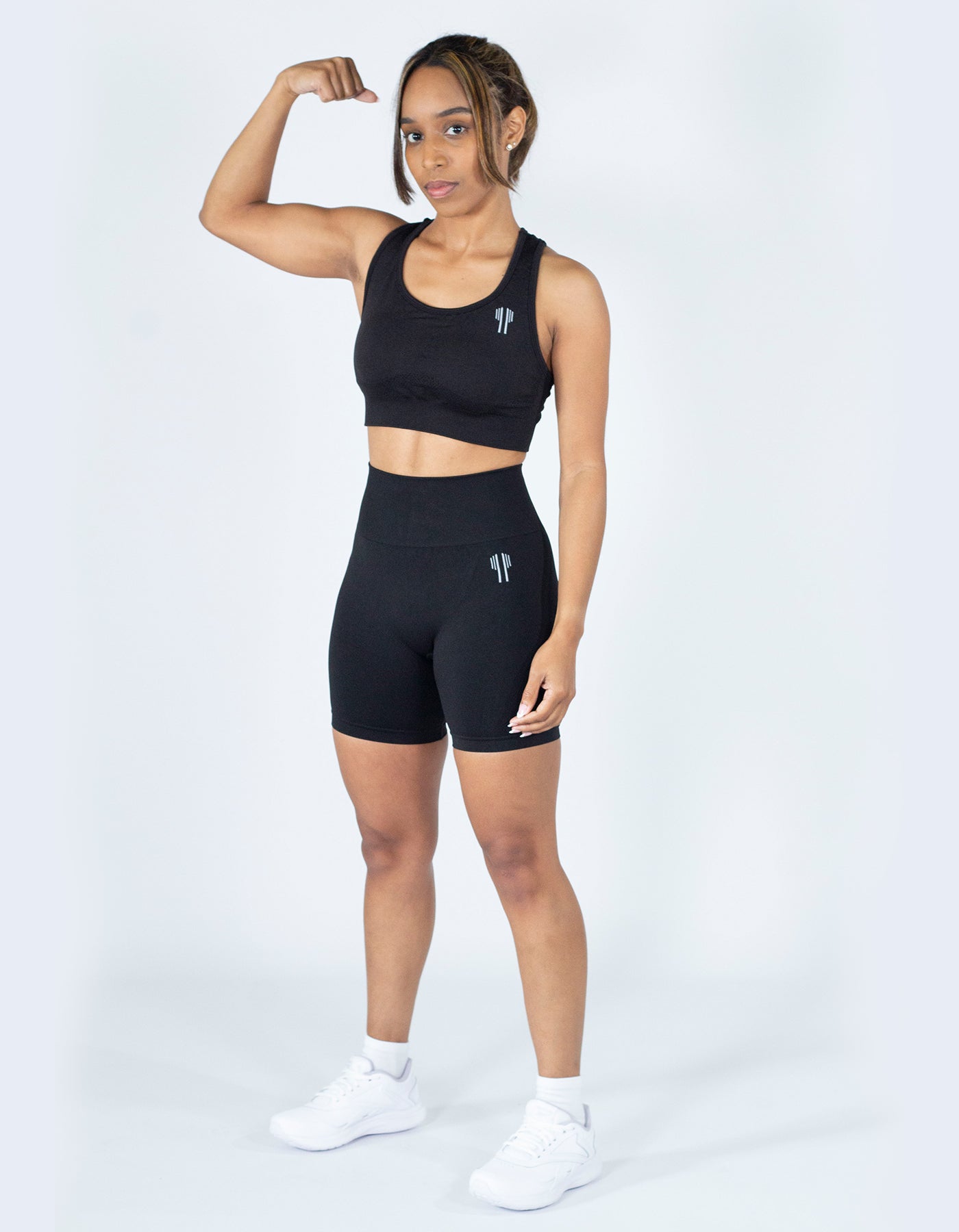 Racerback Sport Bra - Black
