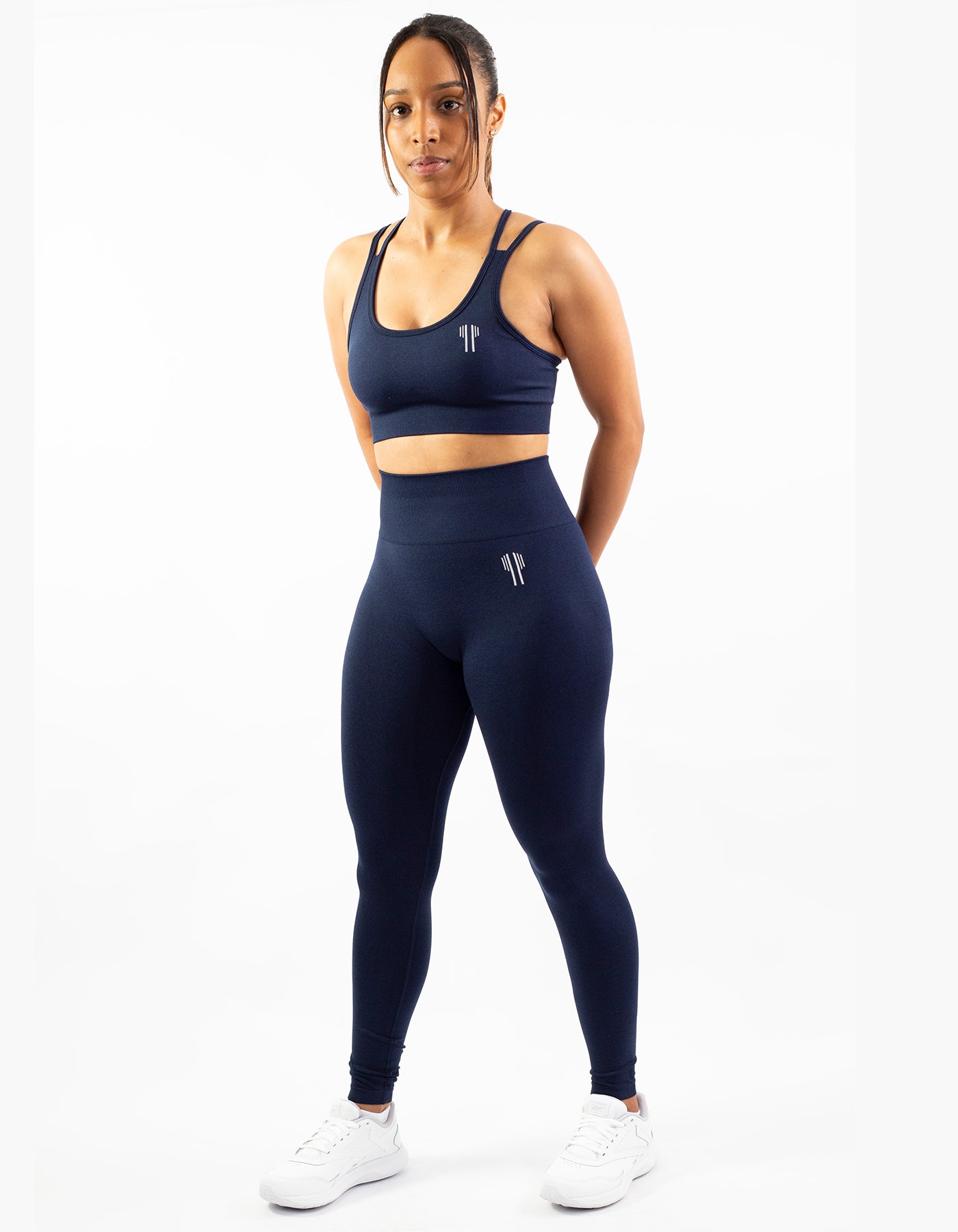 Strong Start Seamless Leggings - Navy Blue