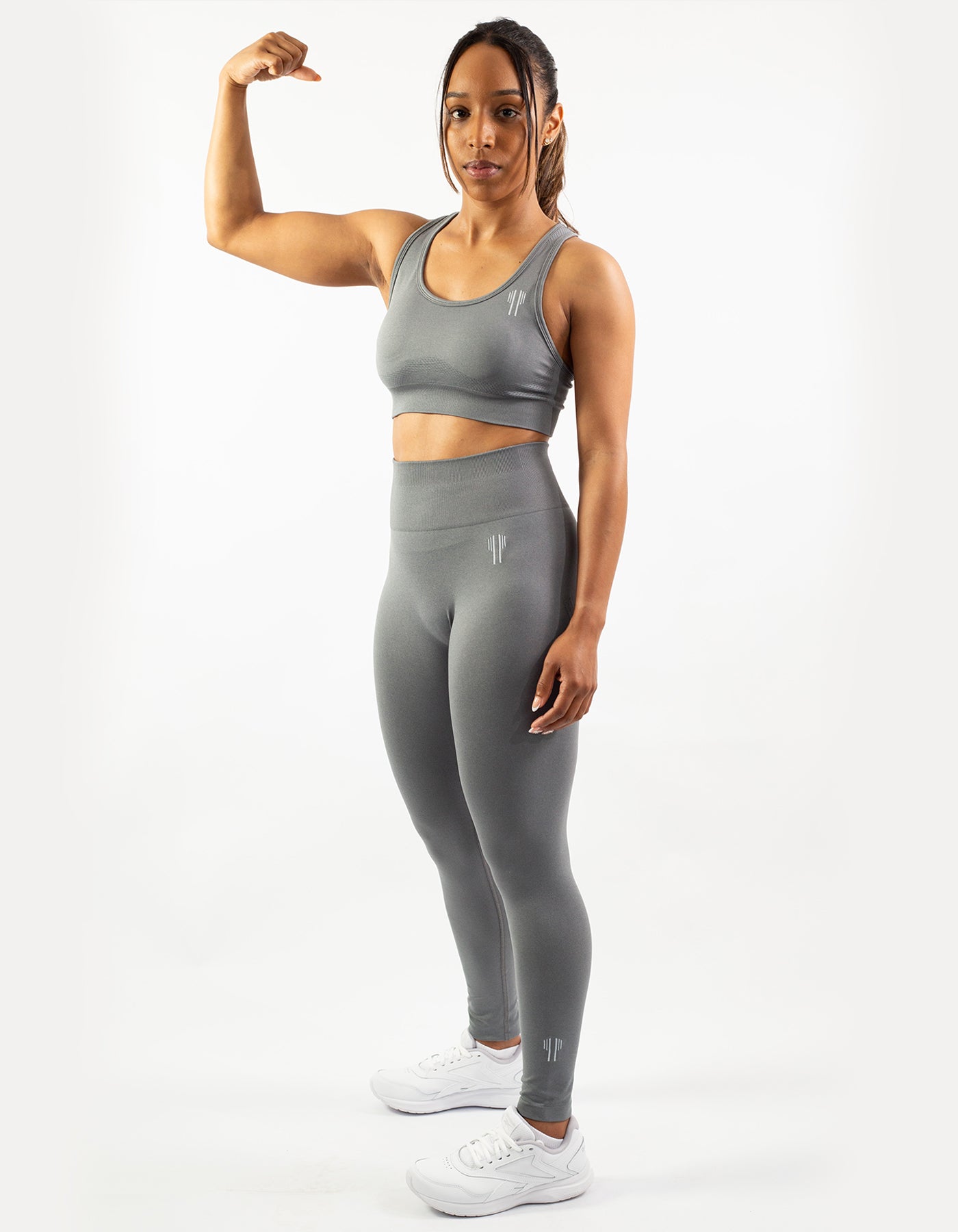 Raceback Sport Bras - Gray