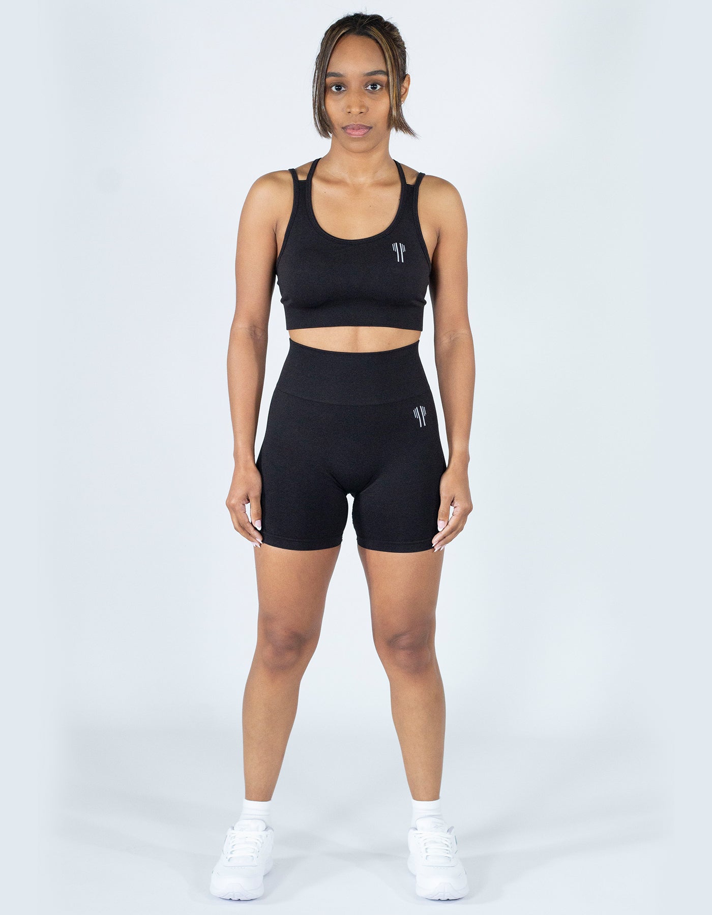 Crossback Sport Bras - Black