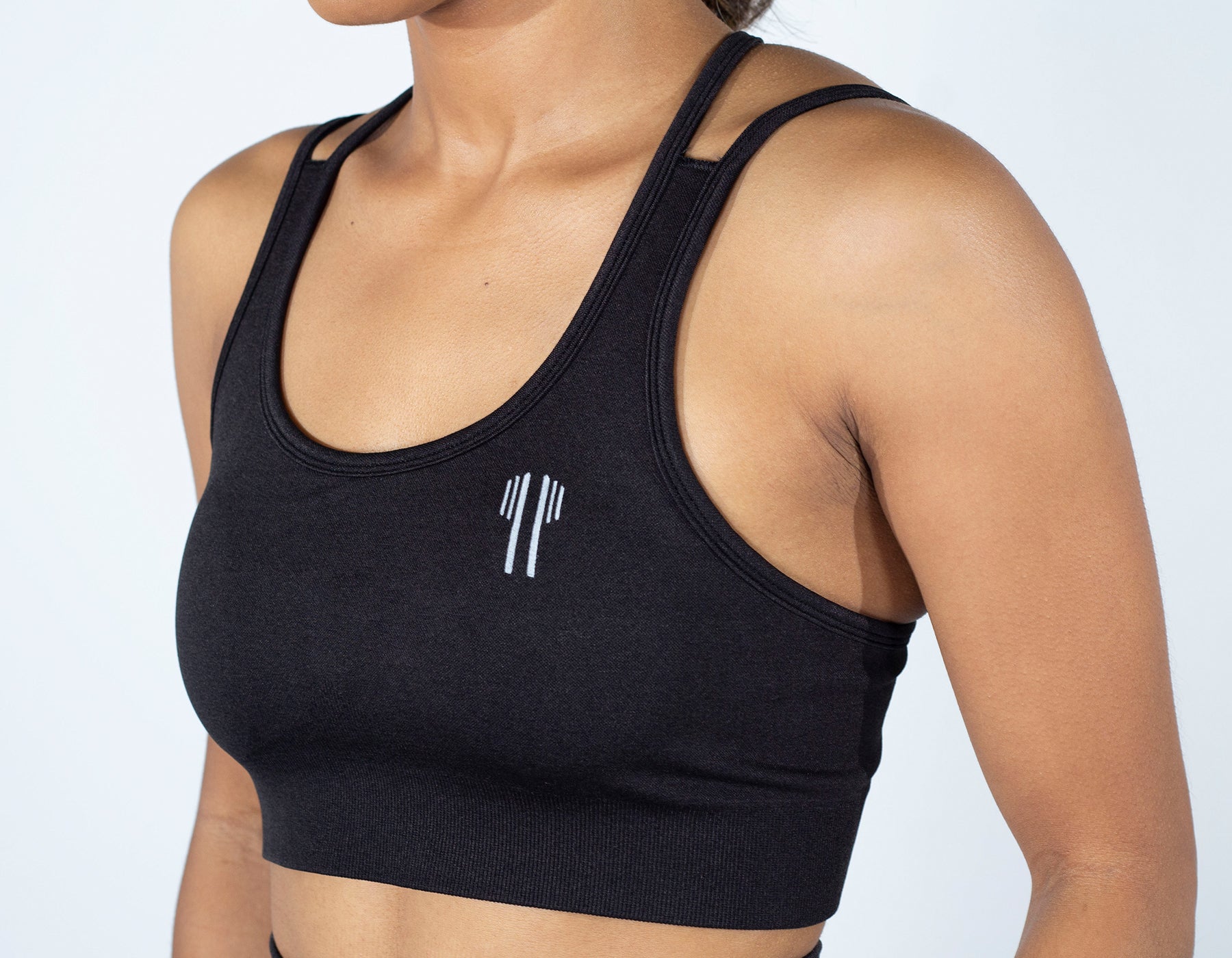 Crossback Sport Bras - Black